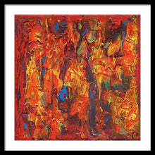 Load image into Gallery viewer, orange-abstract-Gamma 126 Abstract - Framed Print