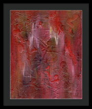 Load image into Gallery viewer, red-abstract-art-Gamma 128 Abstract - Framed Print-Sensory Art House