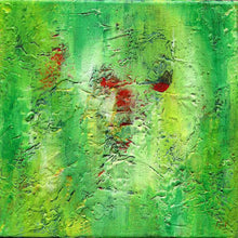 Load image into Gallery viewer, green abstract art -gamma 133, green, red-Sensory Art House
