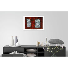Load image into Gallery viewer, red-abstract-art-Gamma 25 Abstract Wall Art Print-Sensory Art House