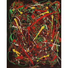 Load image into Gallery viewer, red abstract art Iota 23 Abstract Wall Art Print-Sensory Art House