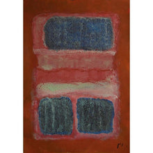 Load image into Gallery viewer, red abstract art Mu 23 - Abstract Wall Art Print-Sensory Art House