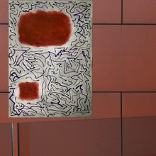 Load image into Gallery viewer, red-abstract-art-Mu 28 - Abstract Wall Art Print-Sensory Art House