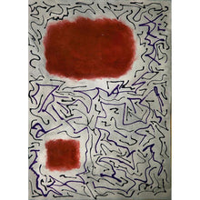 Load image into Gallery viewer, red-abstract-art-Mu 28 - Abstract Wall Art Print-Sensory Art House