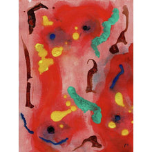 Load image into Gallery viewer, red abstract art Phi 1 Abstract Wall Art Print-Sensory Art House