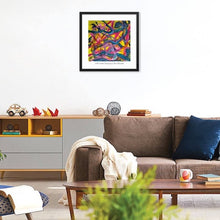 Load image into Gallery viewer, purple-abstract-Rho 9 - Abstract Wall Art Print