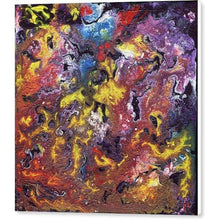 Load image into Gallery viewer, purple-abstract-Epsilon 41 Abstract - Canvas Print