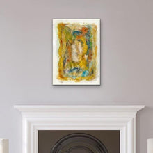 Load image into Gallery viewer, yellow-abstract-art-Kappa 3 - Abstract Wall Art Print-Sensory Art House